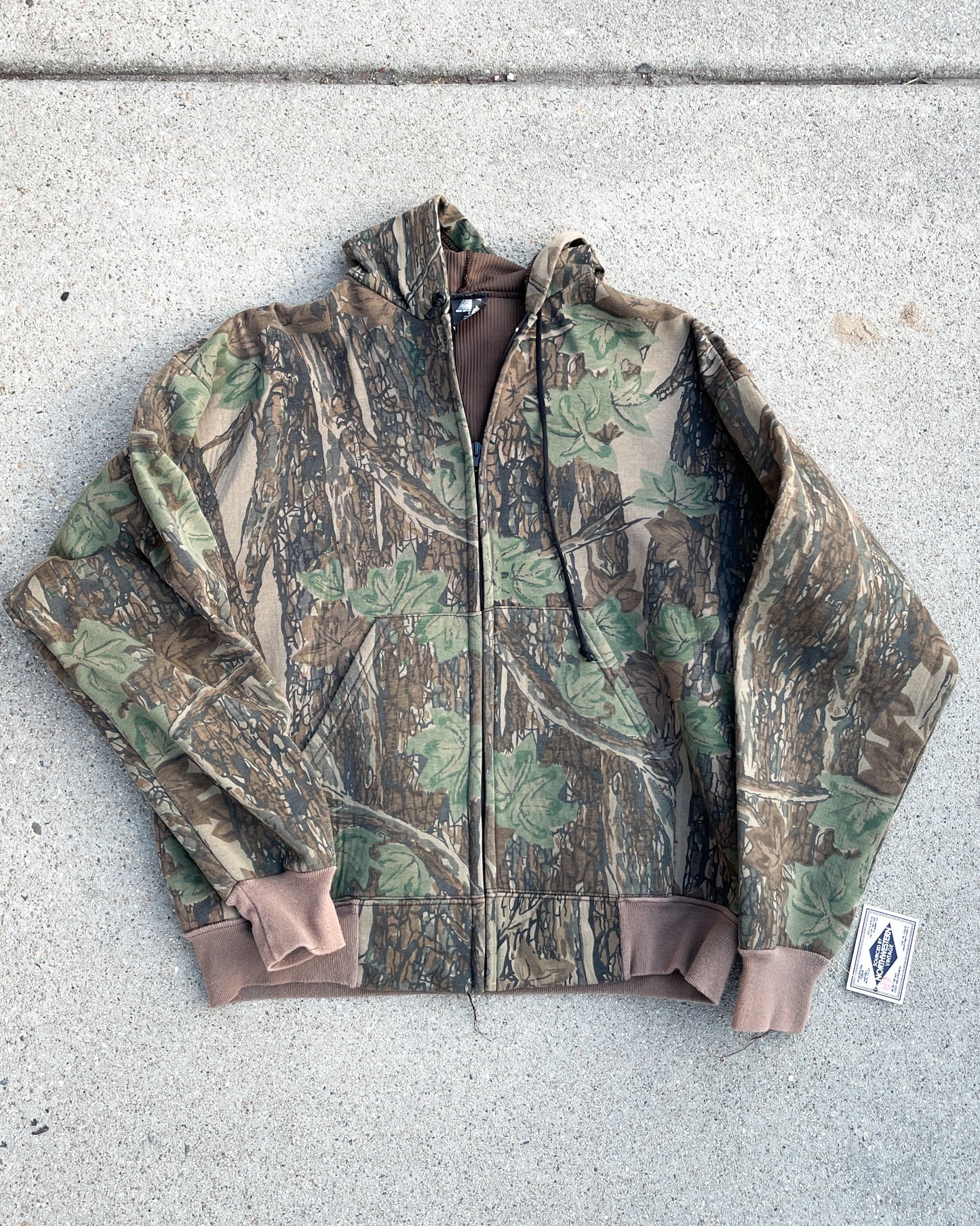 Camo Full Zip Hoody by Ace Sports (XL)