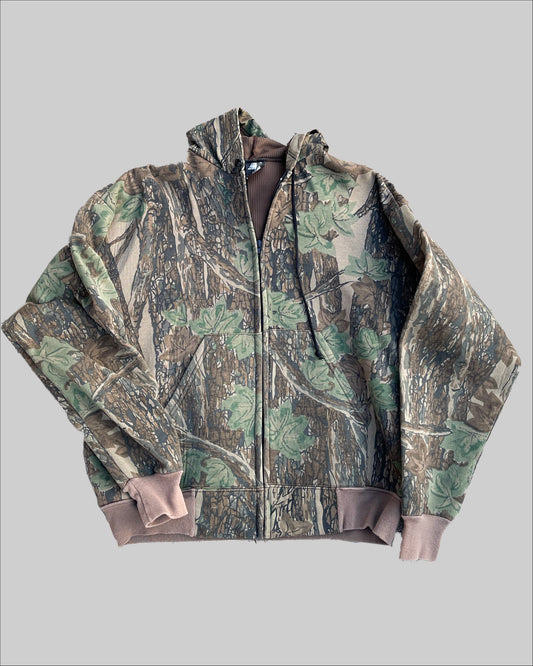 Camo Full Zip Hoody by Ace Sports (XL)
